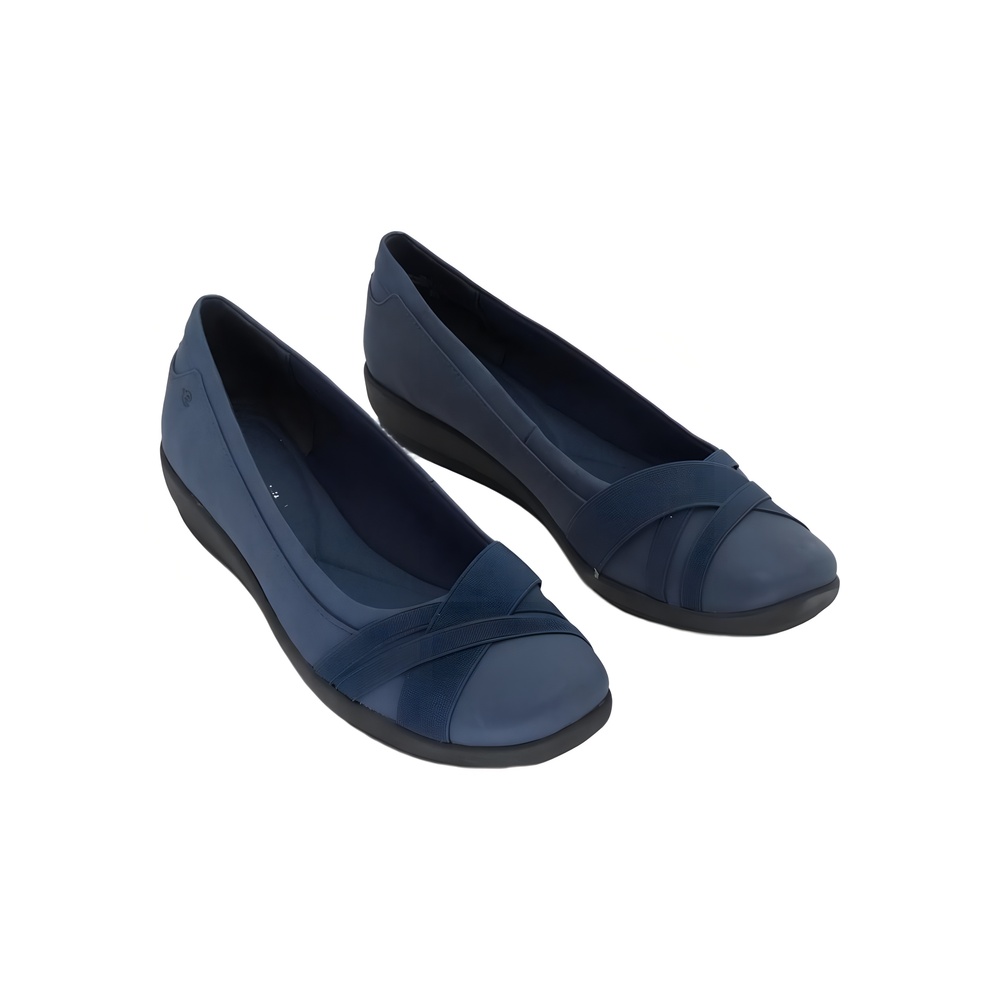 Easy Spirit Womens Acasia Navy Slip-on Flats Size 11